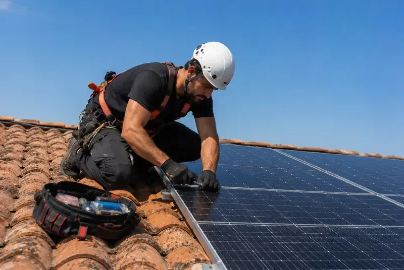 Maintenance et monitoring de panneaux solaires à Saint-Vincent-des-Landes